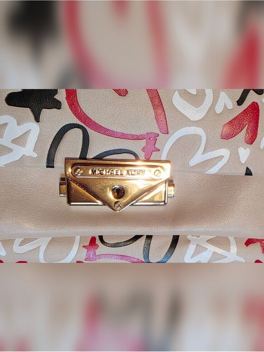 Rare Michael Kors Graffiti Love Heart Bag Bundle — Both With Tags - Picture 5 of 14